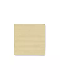 LIND DNA | Sous-verre 10x10cm CORDUROY ECKIG Sorbet au citron | Beige