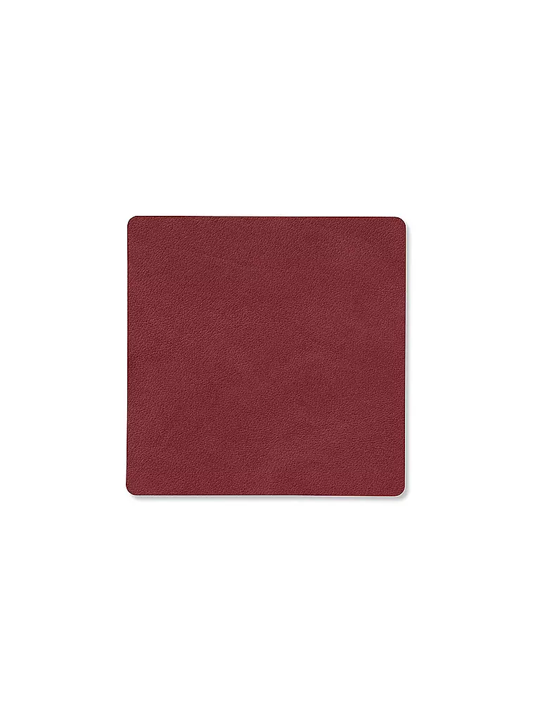 LIND DNA | Sous-verre 10x10cm SQAURE Rouge | rot
