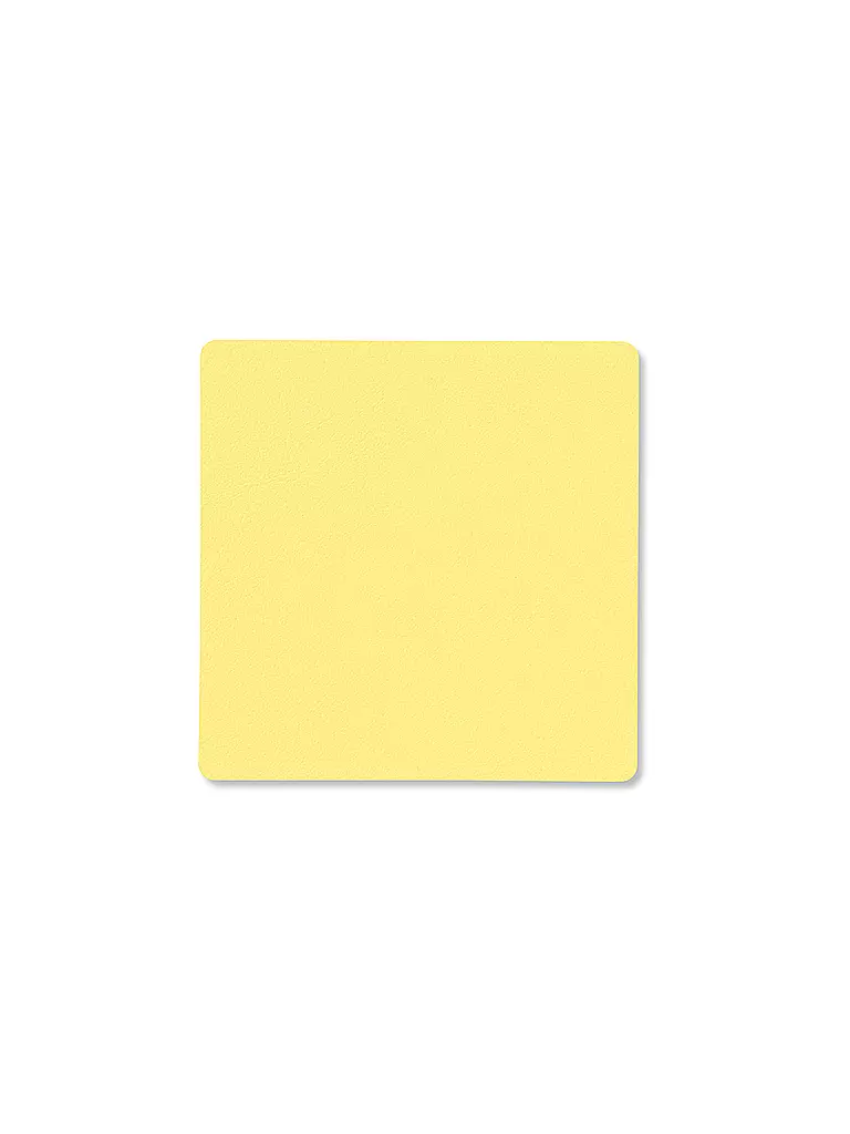 LIND DNA | Sous-verre 10x10cm SQAURE Yellow | gelb