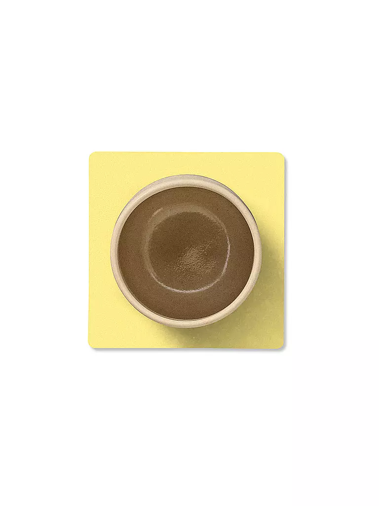 LIND DNA | Sous-verre 10x10cm SQAURE Yellow | 