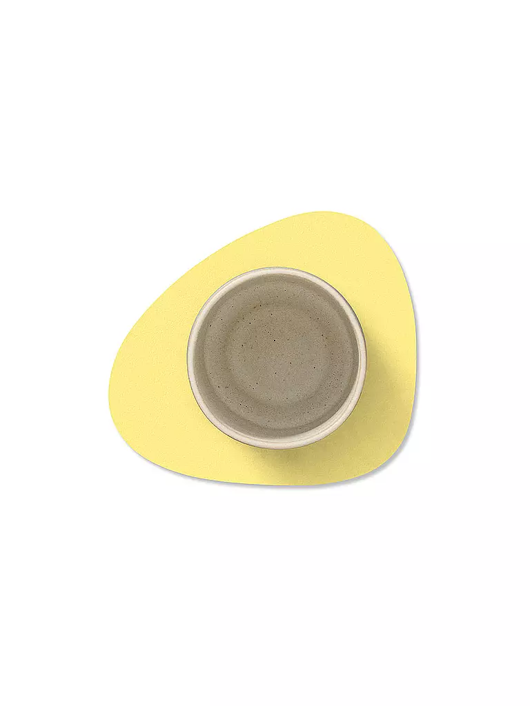 LIND DNA | Sous-verre 11x13cm CURVE Nupo Oval Yellow | gelb
