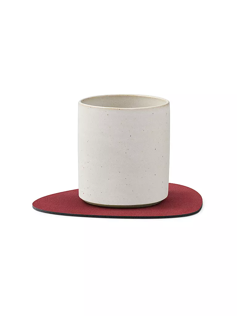 LIND DNA | Sous-verre 11x13cm CURVE Rouge | Rouge