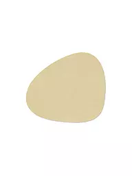 LIND DNA | Tischset 37x44cm CORDUROY OVAL Lemon Sorbet | Beige