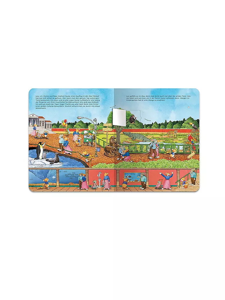 LINGOLI VERLAG |  Leo Lausemaus - Wimmelbuch durchs Jahr Mit Entdeckerkläppchen für noch mehr Wimmelfreude!  | Aucune couleur