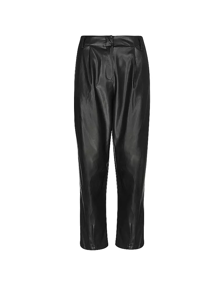 LIU JO | Hose in Lederoptik  | Noir