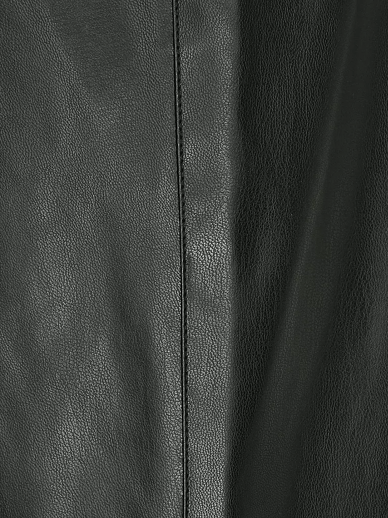 LIU JO | Hose in Lederoptik  | Noir