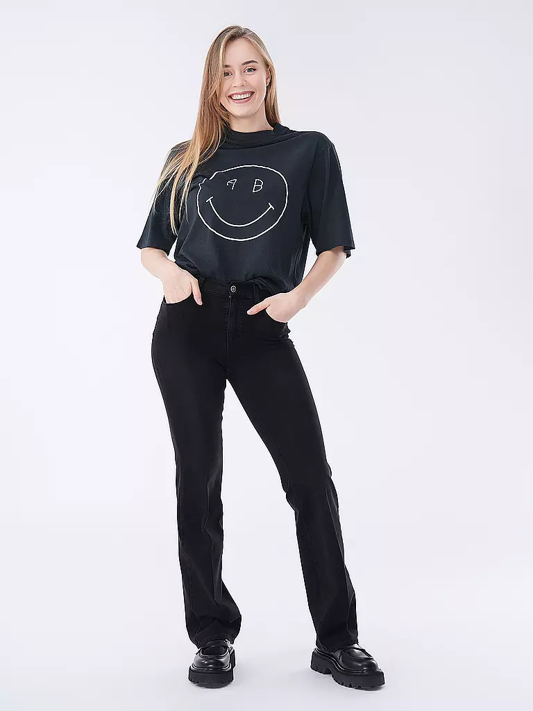 LIU JO | Jeans Coupe Évasée | Noir