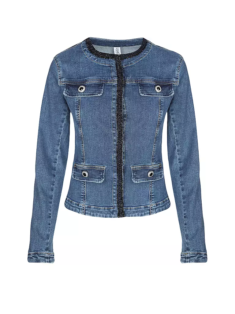 LIU JO | Jeansjacke GIACCA BRAID | Bleu