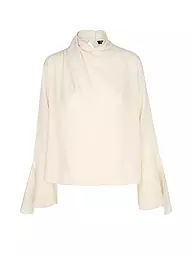 LIU JO | Seidenbluse TUNICA DRAPPEGGIATA | Beige