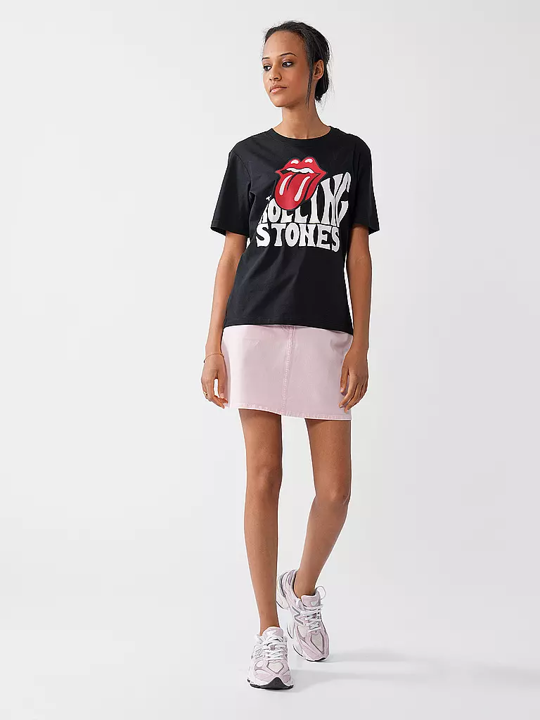 LMTD | T-Shirt NLFOMRISA ROLLINGS | schwarz
