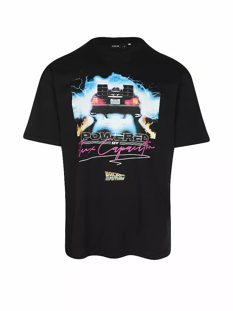 LMTD | T-Shirt NLMFIDAS BACKTOTHEFUTURE | schwarz