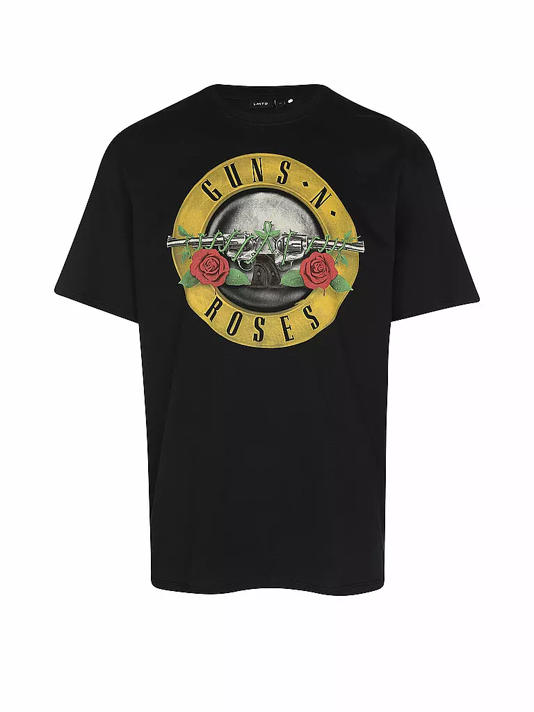LMTD | T-Shirt NLMMADI GUNSNROSES | schwarz