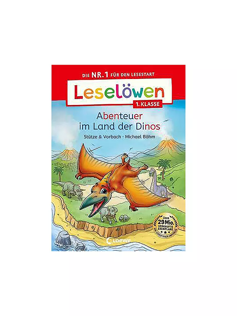 LOEWE VERLAG | Buch - Leselöwen 1. Klasse - Abenteuer im Land der Dinos | Aucune couleur