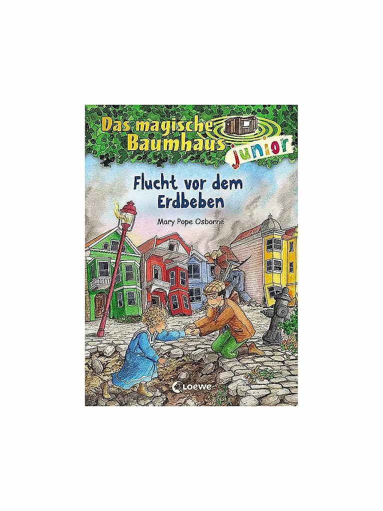 LOEWE VERLAG | Das magische Baumhaus junior - Fuite devant le tremblement de terre | Aucune couleur