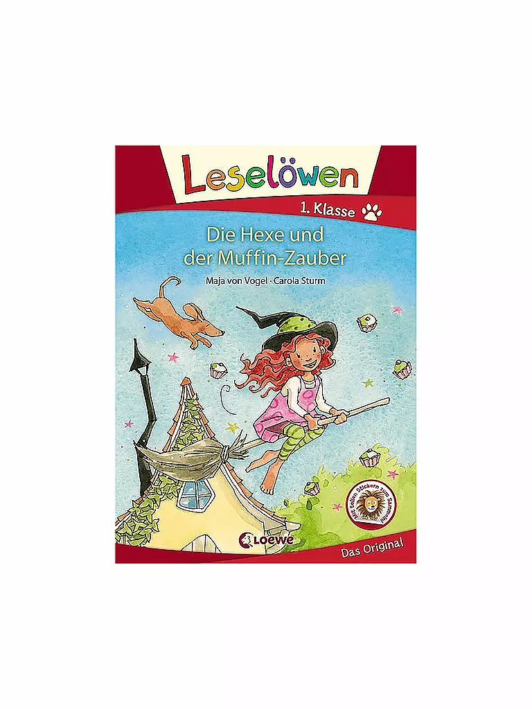 LOEWE VERLAG | Leselöwen 1ère année - La sorcière et la magie des muffins | Aucune couleur