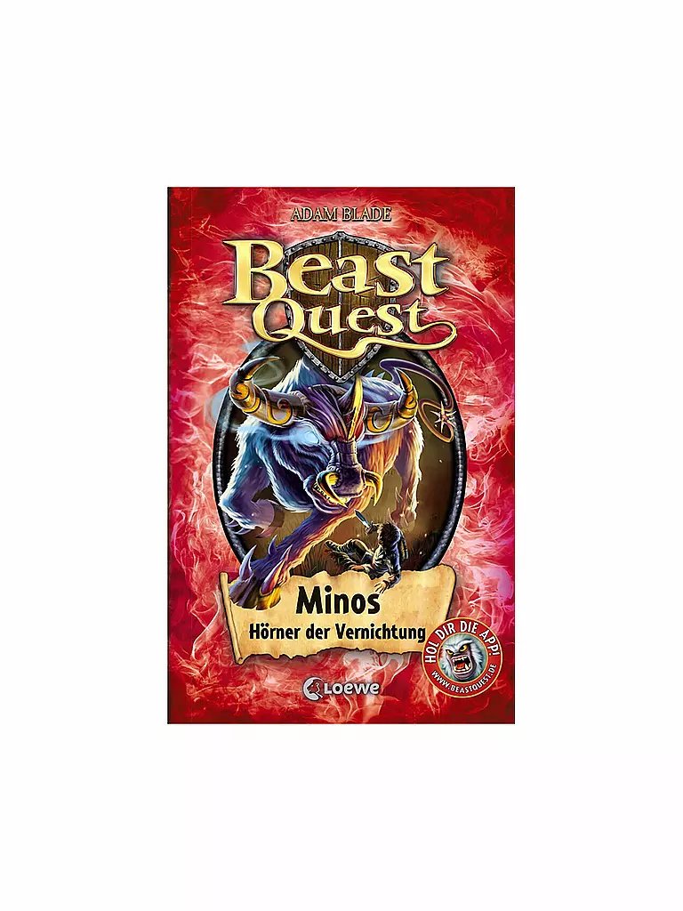 LOEWE VERLAG | Livre - Beast Quest - Minos, Cornes de la Destruction (Volume 50) | Aucune couleur