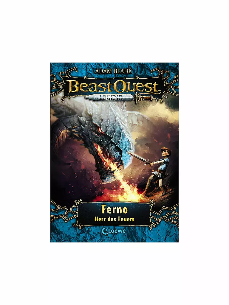 LOEWE VERLAG | Livre - Beast Quest Legend - Ferno, Seigneur du Feu | Aucune couleur