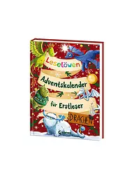 LOEWE VERLAG | Livre - Calendrier de l'Avent Leselöwen pour jeunes lecteurs - Dragons | Aucune couleur
