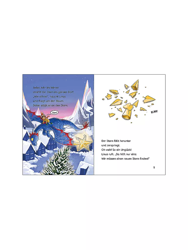 LOEWE VERLAG | Livre - Calendrier de l'Avent Leselöwen pour jeunes lecteurs - Dragons | 