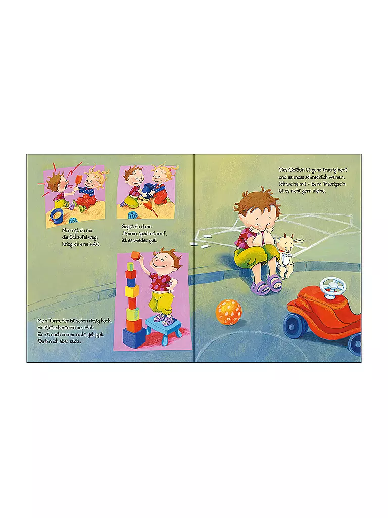 LOEWE VERLAG | Livre - Pleurer, rire, être en colère - je ne suis pas trop petit pour ça ! | Aucune couleur