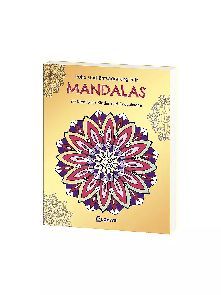 LOEWE VERLAG | Malbuch - Ruhe und Entspannung mit Mandalas  | Aucune couleur