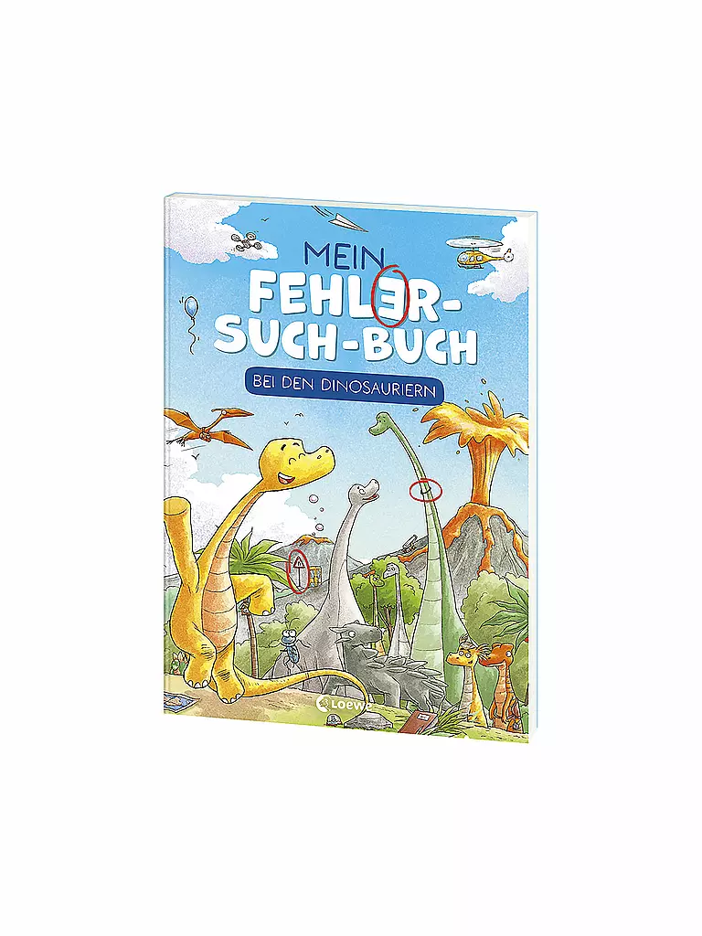 LOEWE VERLAG | Mein Fehler - Such - Buch -  Bei den Dinosauriern  | Aucune couleur