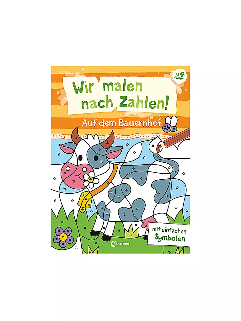 LOEWE VERLAG | Nous peignons par numéros ! - À la ferme | Aucune couleur