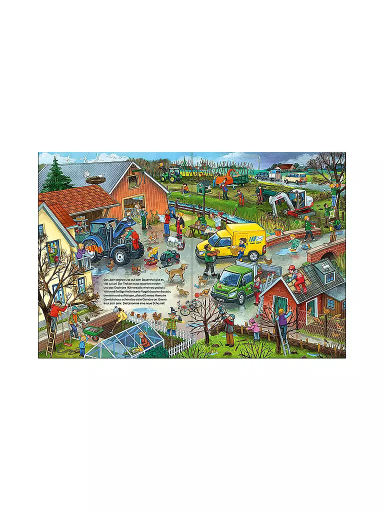 LOEWE VERLAG | Wimmelbuch - La grande ferme | Aucune couleur