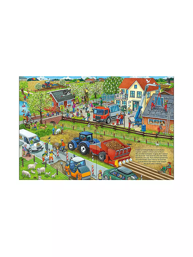 LOEWE VERLAG | Wimmelbuch - La grande ferme | Aucune couleur