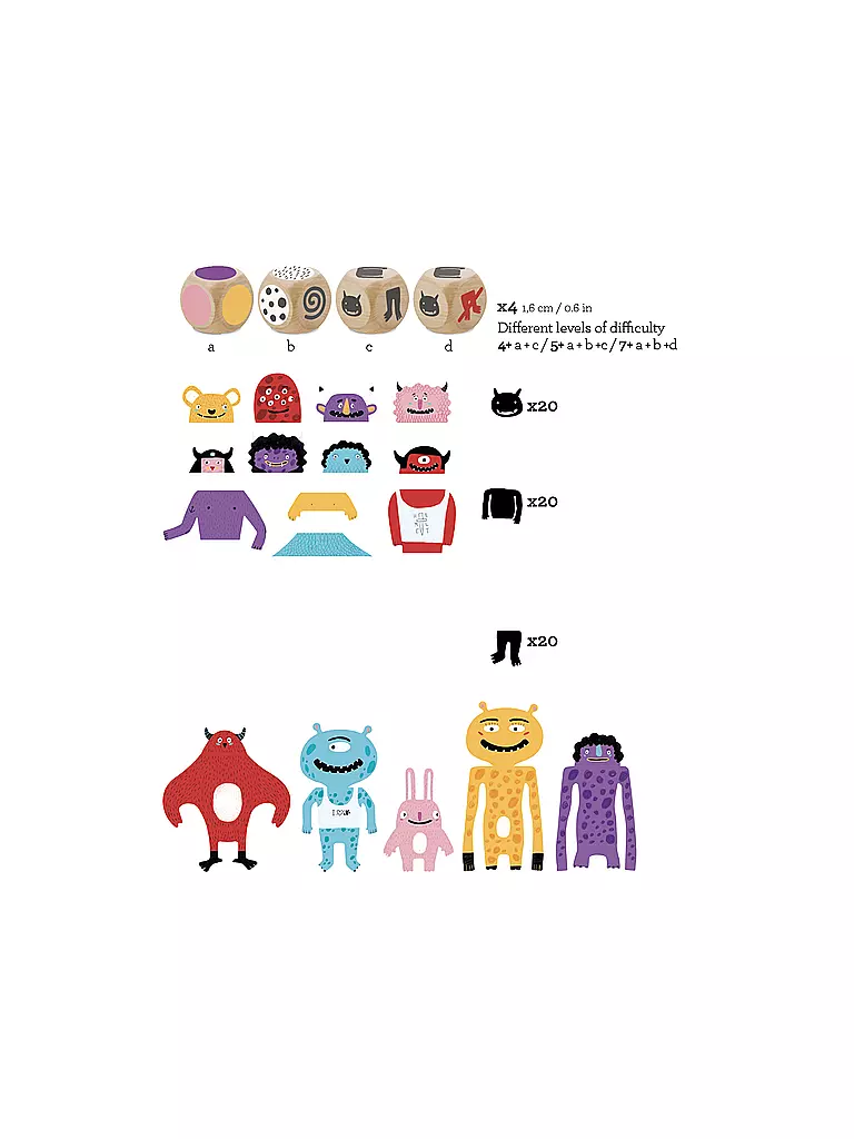 LONDJI | Jeu de cartes MY MONSTERS | 