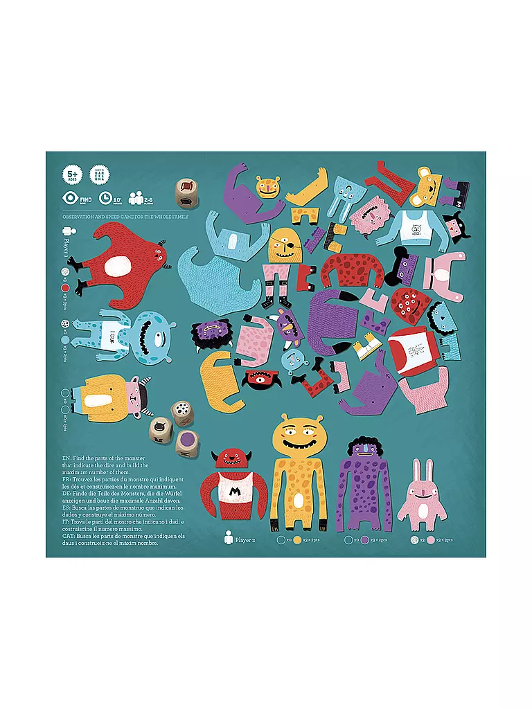 LONDJI | Jeu de cartes MY MONSTERS | 