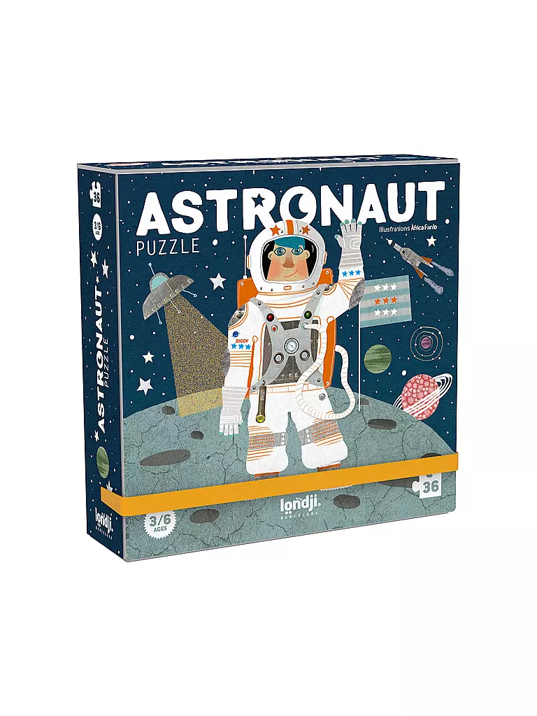 LONDJI | Pocket Puzzle ASTRONAUT 36 pièces | bunt