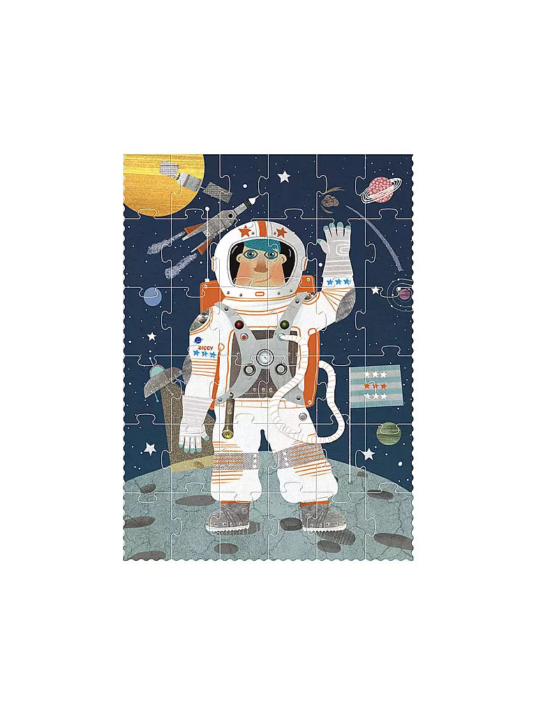 LONDJI | Pocket Puzzle ASTRONAUT 36 pièces | bunt