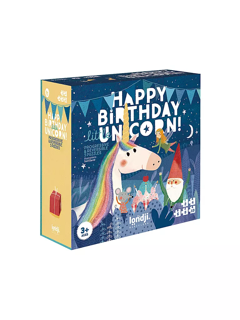 LONDJI | Puzzle JOYEUX ANNIVERSAIRE LICORNE | bunt