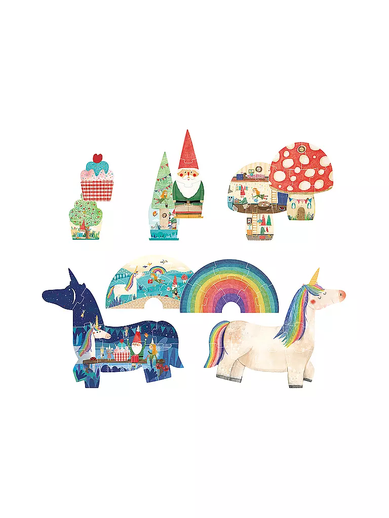LONDJI | Puzzle JOYEUX ANNIVERSAIRE LICORNE | bunt