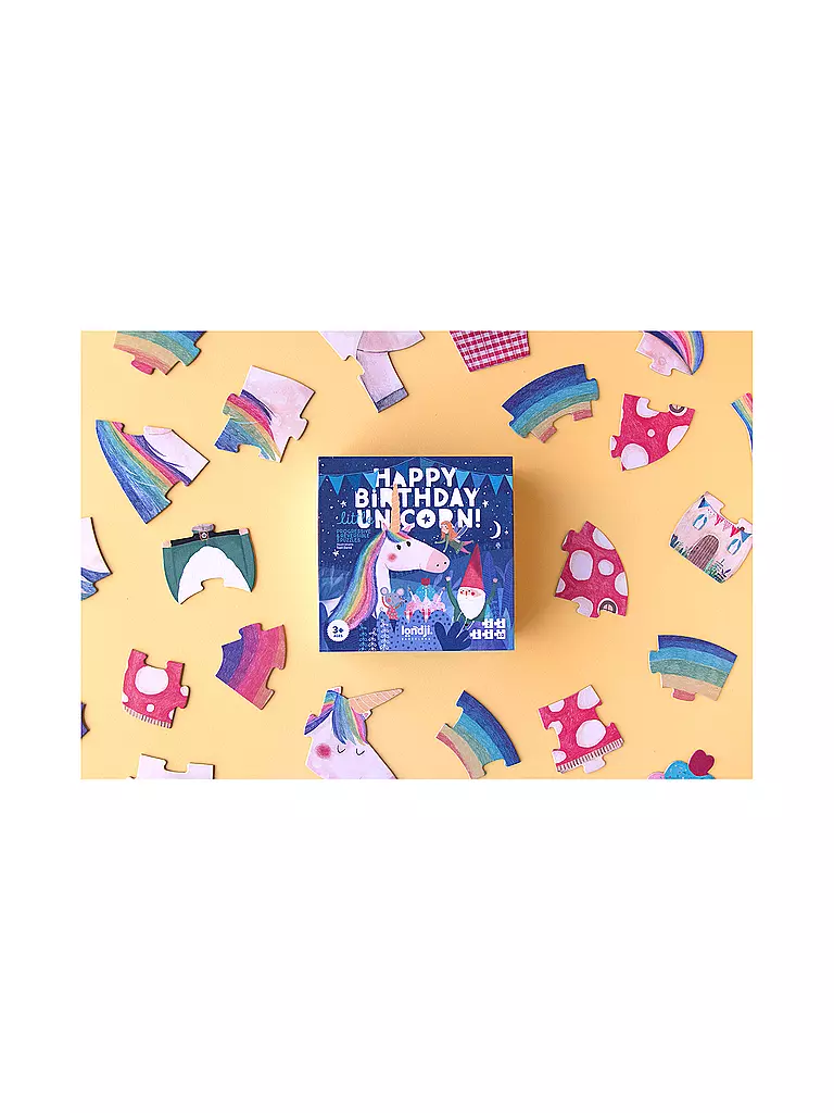 LONDJI | Puzzle JOYEUX ANNIVERSAIRE LICORNE | 