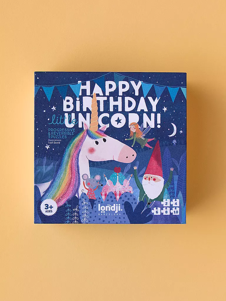 LONDJI | Puzzle JOYEUX ANNIVERSAIRE LICORNE | 