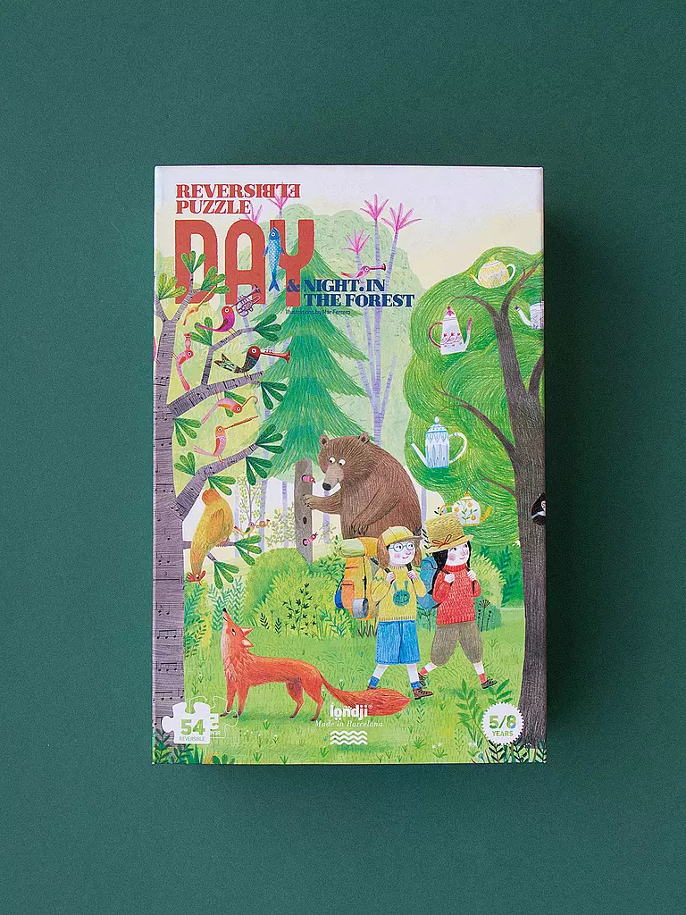 LONDJI | Puzzle NUIT ET JOUR DANS LA FORÊT | 