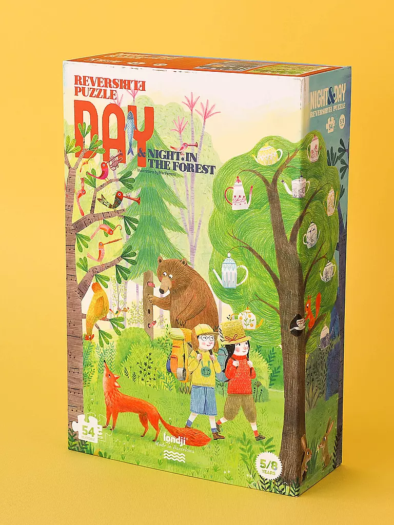LONDJI | Puzzle NUIT ET JOUR DANS LA FORÊT | 