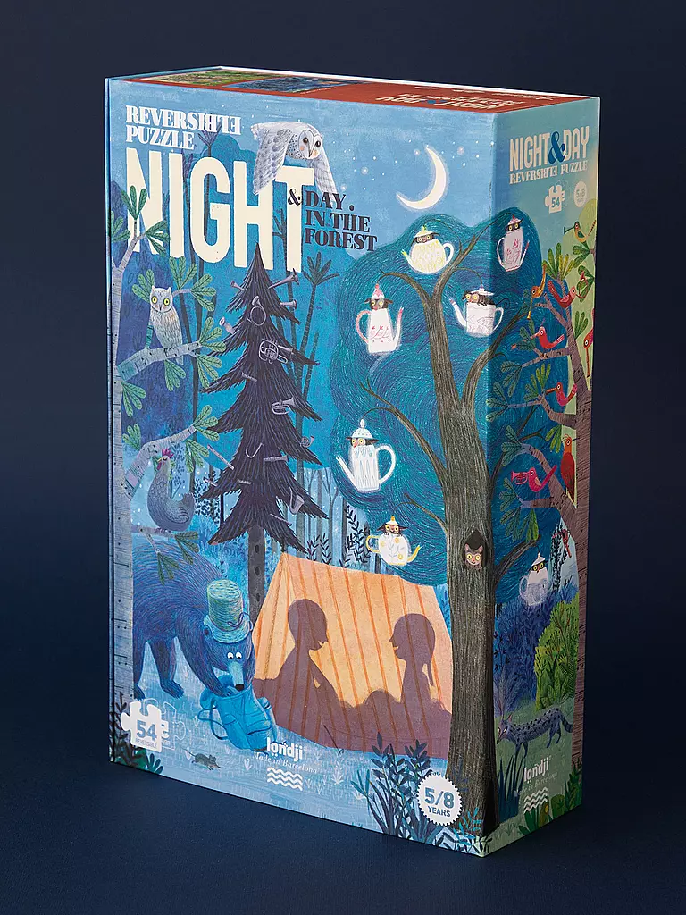 LONDJI | Puzzle NUIT ET JOUR DANS LA FORÊT | 