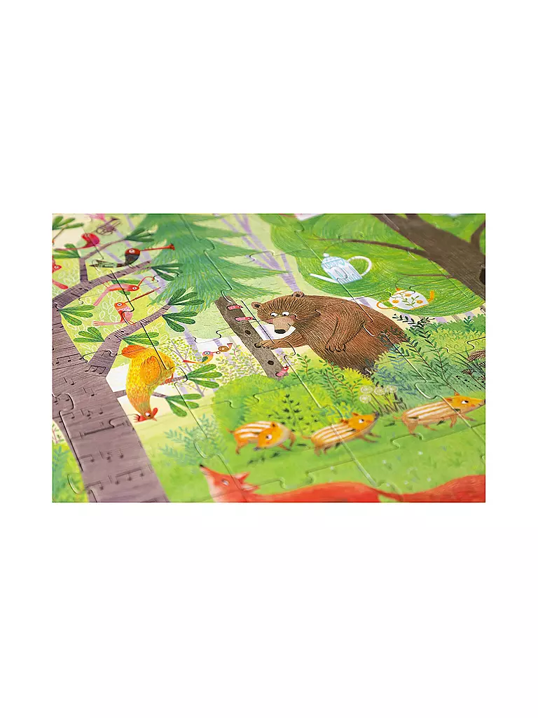 LONDJI | Puzzle NUIT ET JOUR DANS LA FORÊT | 