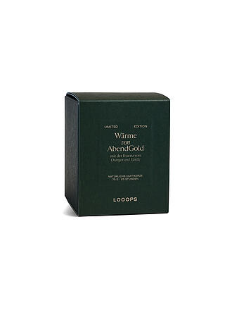LOOOPS | Bougie parfumée 75g Chaleur d'or du soir