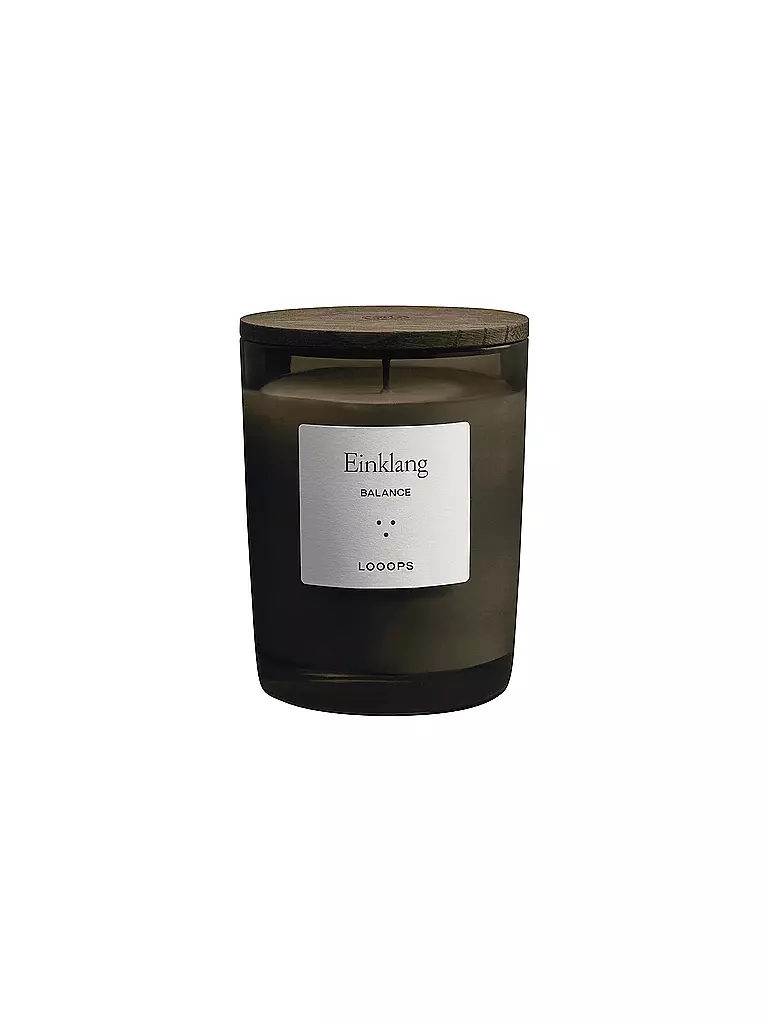 LOOOPS | Bougie parfumée 250g  EINKLANG | Vert foncé