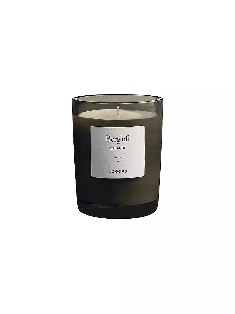 LOOOPS | Bougie parfumée 250g BERGLUFT | dunkelgrün