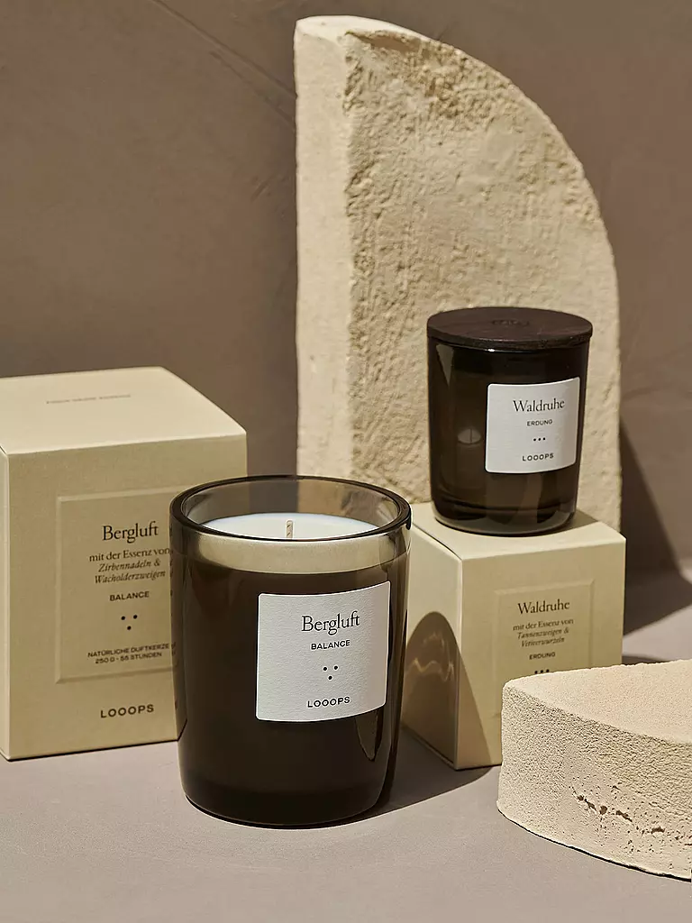 LOOOPS | Bougie parfumée 250g BERGLUFT | 