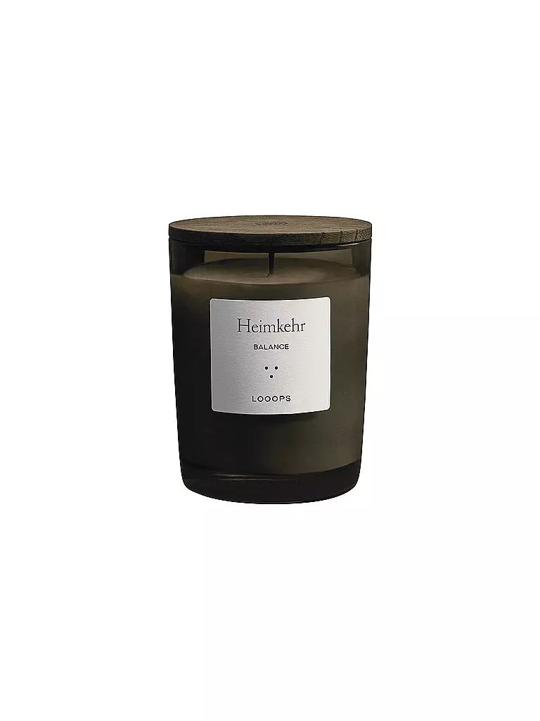 LOOOPS | Bougie parfumée 250g HEIMKEHR | Vert foncé