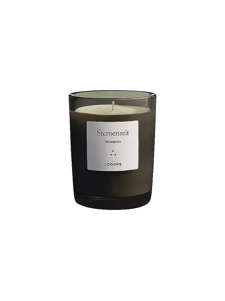 LOOOPS | Bougie parfumée 250g STERNENZELT | dunkelgrün