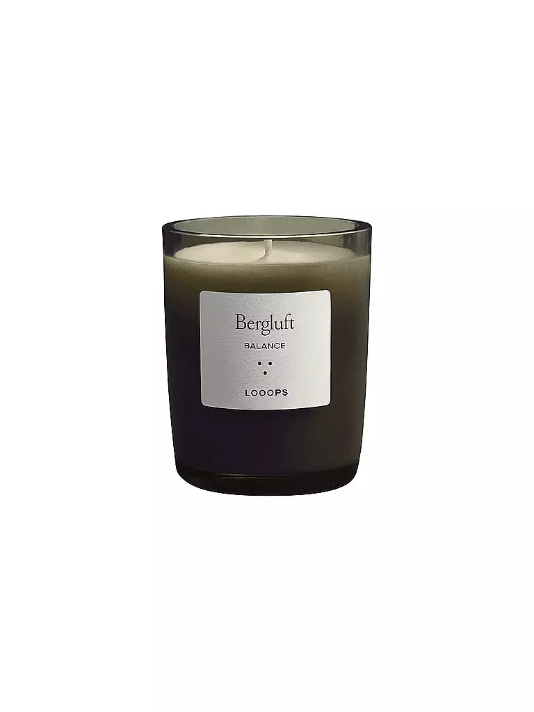 LOOOPS | Bougie parfumée 75g BERGLUFT | dunkelgrün