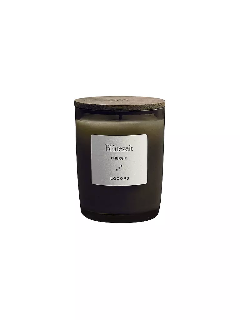 LOOOPS | Bougie parfumée 75g BLÜTEZEIT | Vert foncé