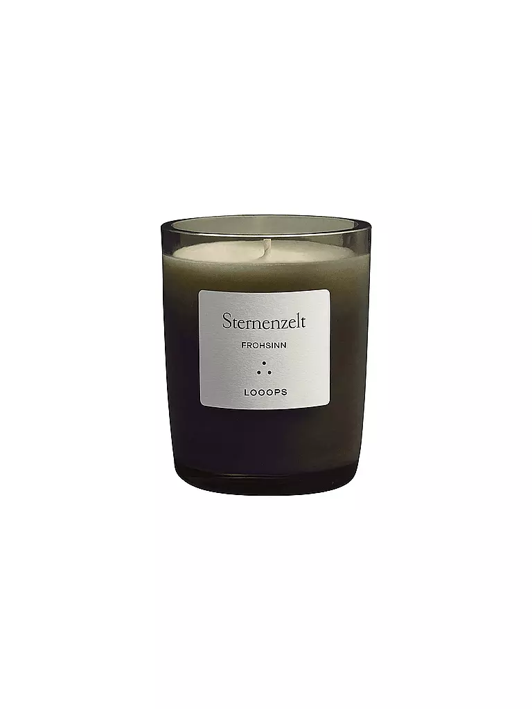 LOOOPS | Bougie parfumée 75g STERNENZELT | dunkelgrün